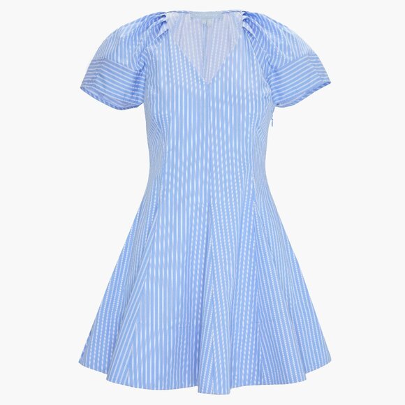 Hill House Home The Claudine Dress - Blue Stripe Size MBlue Stripe / M - Picture 1 of 3